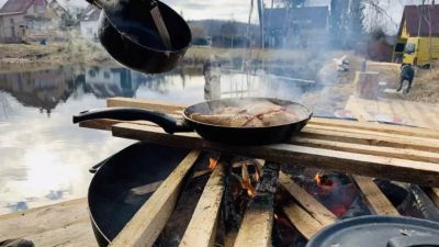 Glamping Jedlová with outdoor wellness