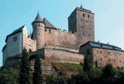 Apartment in complex of castle Kost