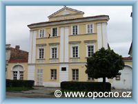 Opočno - House at town-square