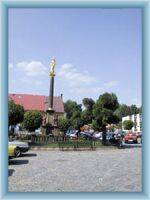 The town square in Hronov