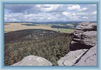 View from Broumovské rocks