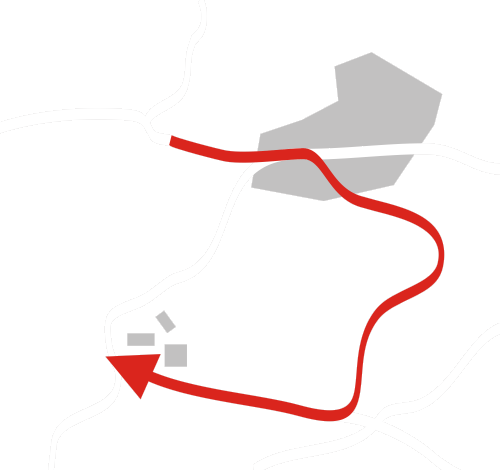 Cycling routes - Circuit in Uničov area I
