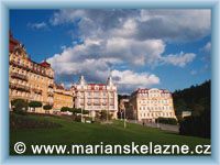 Marienbad - Geothe's town-square