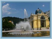 Mariánské Lázně  (Marienbad) - singing fountain