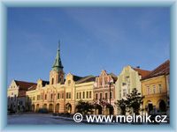 Mělník - Town-square and Town-hall