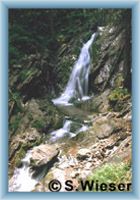 Waterfalls in Bílá strž