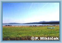 Dam lake Lipno and Vítkův kámen