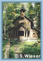 Chapel in Stožec (in the year 1976)