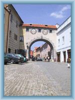 Town-gate in Český Krumlov