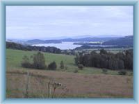 Dam lake Lipno