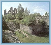Ruin of castle Dívčí Kámen