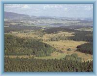 Sight of Lipno and Horní Planá from Moldanblick