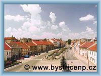 Bystřice nad Pernštejnem - Town-square