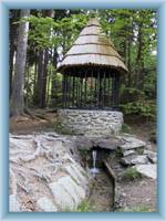 Silver fountain under Křemešník