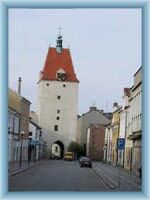 Town gate in Pelhřimov